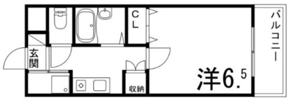 京口駅 徒歩10分 6階の物件間取画像